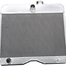 AutoRadiator 3 Row Aluminum Radiator For 1949-58 Jeep Willys 2.2L/2.6L/3.7L Gas L4/L6