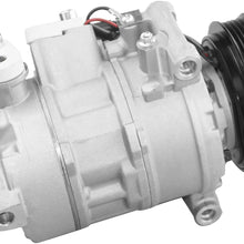 JUN A/C Compressor & Clutch Compatible with 17-19 Infiniti QX30 14-20 Benz CLA250 GLA250 GLA45