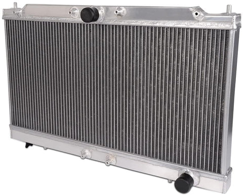 Full Aluminum Radiator Compatible For Mitsubishi Eclipse Eagle Talon GSX DSM 1995-1999 1997 1998 2G Turbo MT/MANUAL