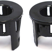 Red Hound Auto 2 Parking Assist Sensor Bezels for Outer Bumper Compatible with Dodge Ram 1500 2014-2018, 1500 Classic 2019 (for Front or Rear Bumper) Pair Set