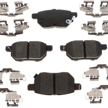ACDelco 17D1354CH Professional Ceramic Rear Disc Brake Pad Set