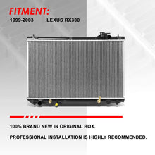 2271 OE Style Aluminum Core High Flow Cooling Radiator Replacement for Lexus RX300 99-03