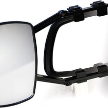Camco 25653 Universal Clamp-On Towing Mirror (Dual View)