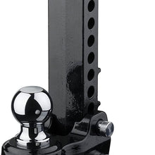 Fastway Flash Solid Steel 49-00-5900 Adjustable Steel Ball Mount with 10 Inch Drop, 2 Inch Shank, and Chrome Plated Balls