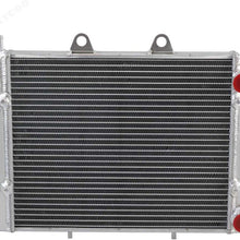 CoolingSky Full Aluminum ATV Radiator for 2007-17 Polaris RZR 570/RZR 800/RZR 4 800/RZR S 800