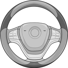 FH Group FH2001BROWN Steering Wheel Cover (Perforated Genuine Leather Brown)