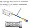 ThreeH R12 R12 AC Oil Dye Injector Syringe 2Oz Hand Turn Screw-in Type 1/4