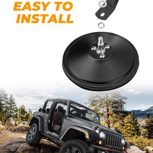 JoyTutus Mirrors Doors Off Quick Release, Hinge Round Mirrors for Jeep Wrangler JK JKU TJ