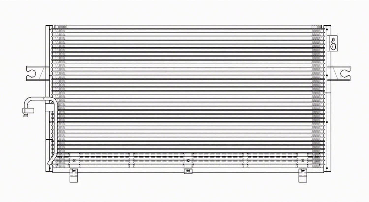 OE Replacement A/C Condenser INFINITI I30 1998-1999 (Partslink IN3030108|NI3030110)