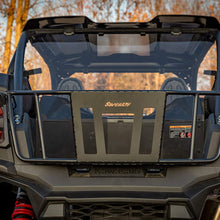SuperATV Heavy Duty Steel Bed Enclosure for Kawasaki Teryx KRX 1000 (2020+) UTV - Easy to install, All hardware Included - 100% Guaranteed Fit - Can Hold a 32” Spare Tire, Cargo, or Other Accessories