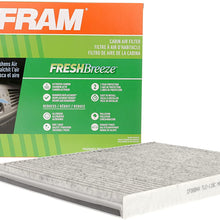 FRAM Fresh Breeze Cabin Air Filter Replacement for Car Passenger Compartment w/ Arm and Hammer Baking Soda, Easy Install, CF11182 for Select Acura and Honda Vehicles