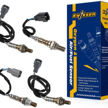 Kwiksen Heated 4Pcs Air Fuel Ratio O2 Oxygen Sensor 1 Sensor 2 Upstream Downstream 234-9023 234-9028 234-4048 Replacement For RAV4 2.0L 2001 2002 2003