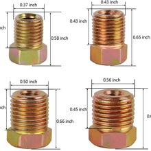 25 Ft. of 3/16 in Brake Line Flexible, Easy to Bend Replacement Tubing Kit (Includes 16 Fittings) -Inverted Flare, SAE Thread