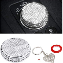 PIFOOG Bling Crystal Speed Button Sticker for Lexus RX NX RX300 RX350 NX200 NX300 ECO Push Normal Sport Car Interior Accessories Trim Silver (Speed Button Small)