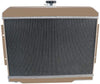 CoolingSky 55MM 3 Row Core Aluminum Radiator for 1972-86 Jeep CJ5 CJ6 CJ7 w/GM Chevy SBC Engine Conver.