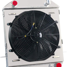 ALLOYWORKS 3 Row All Aluminum Radiator+Shroud Fan For 1917-1927 Ford Model T Bucket Chevy Engine