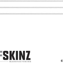 TufSkinz Inner Hood Scoop Accents - Compatible with 2016-2020 Tacoma - 3 Piece Kit (Inferno(Non-Metallic))