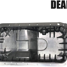 Engine Oil Pan W/Drain Plug Fits L4 2.2L 97-01 Prelude (97 98 99 00 01 1997 1998 1999 2000 2001) Oil Pans For Changing Oil