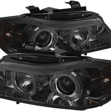 Spyder Auto PRO-YD-BMWE9005-AM-SM Smoke Halo Amber Projection Headlight