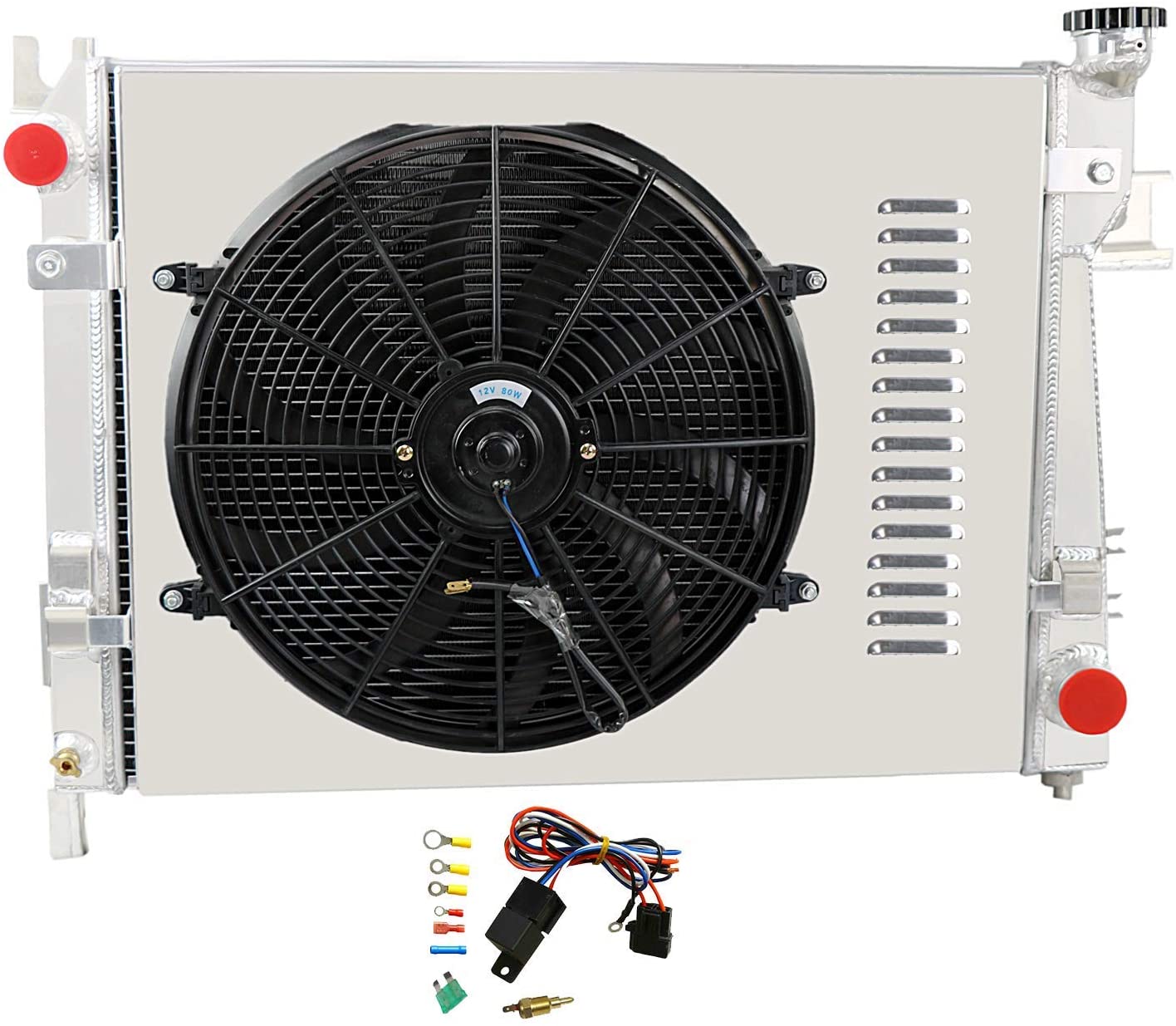 OzCoolingParts 3 Row Core All Aluminum Radiator + 16