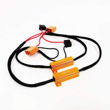 O-NEX LED Resistor Kit HB4 9006 HID Relay Harness Adapter Anti Flicker Error Decoder Warning Canceller (fits: 9005, 9145, H10)