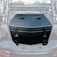 SuperATV Heavy Duty Insulated Rear Cooler/Cargo Box for Polaris RZR XP Turbo S / 4 Turbo S (2018+) - Sealed Lid Keeps Ice In & Mud Out!