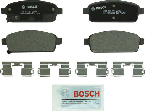 Bosch BP1468 QuietCast Premium Semi-Metallic Disc Brake Pad Set For Select Buick Cascada, Encore, Verano; Cadillac ELR; Chevrolet Cruze, Cruze Limited, Orlando, Sonic, Trax, Volt; Rear