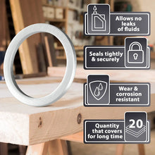 15pcs Oil Drain Plug Crush Washer Gasket Seal – 14mm Replacement for Hyundai/Kia - OEM 21513-23001 Fits Most Popular Models 2001-2022 by AUTOMAJOR