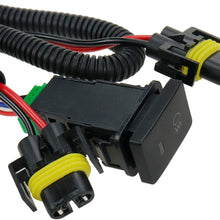 Modengzhe Universal Single Beam HID Relay Wiring Harness Kit for Cars, Compatible with Corolla VIOS Yaris TEANA Altima TIIDA FIT Qashqai
