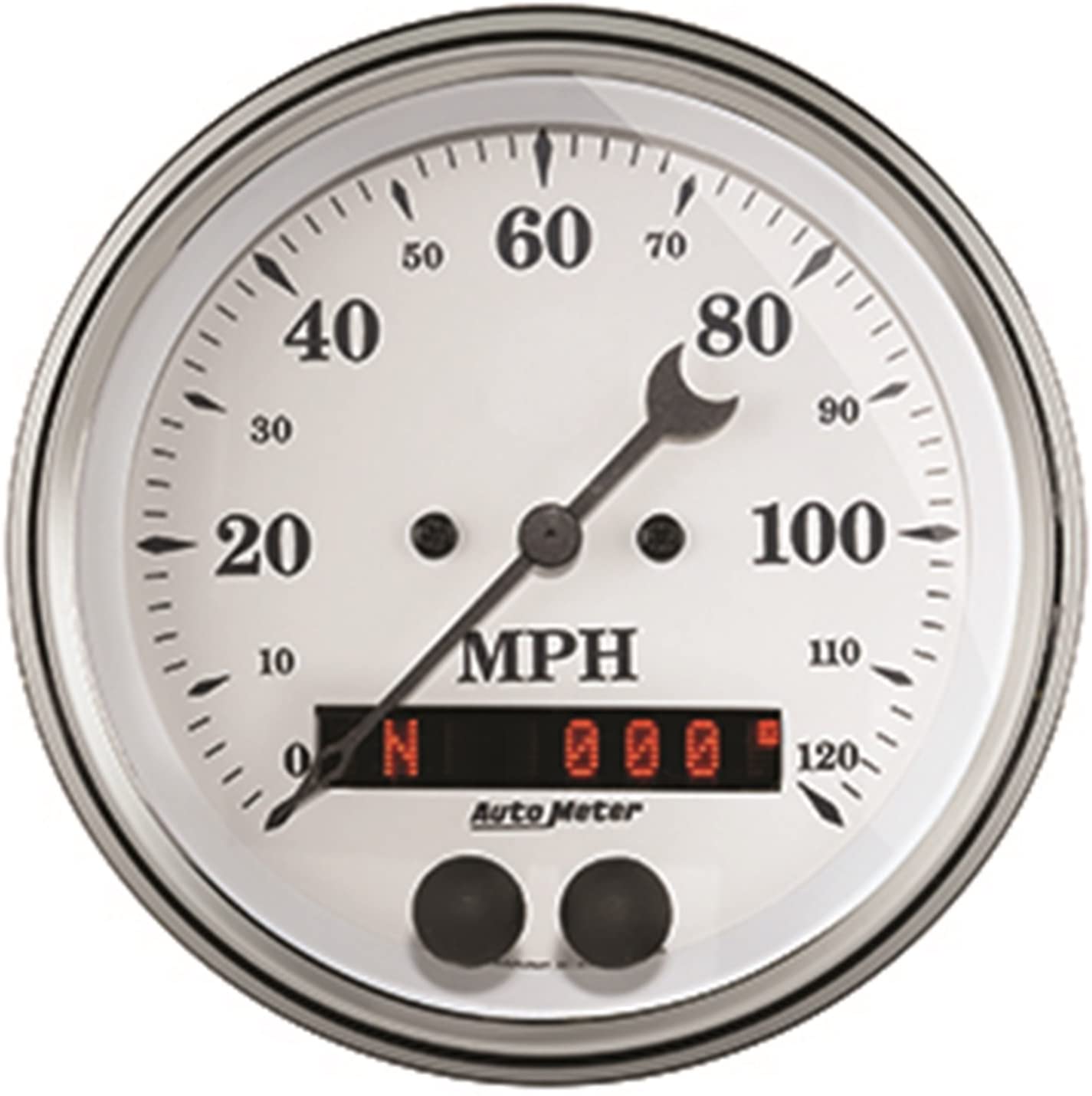 AUTO METER (1649 Old TYME White 3-3/8