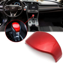 Xotic Tech Red Interior Gear Shift Knob Cover Decorative Trim for Honda Civic 10th Gen 2016 2017 2018 2019 2020 Automatic Transmission