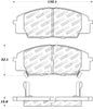 StopTech 308.08290 Street Brake Pads; Front with Shims and Hardware