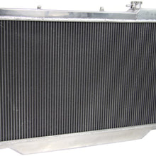 Primecooling 66MM 4 Row Core Aluminum Radiator for Toyota Landcruiser 80 Series,1HZ 1HDT HZJ80 HDJ80; Lexus LX450 Turbo Diesel 1990-98 MT
