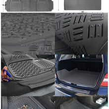 Spec-D MAT-3201GRY Gray All Weather Floor Mats 4pcs