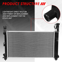 1400 OE Style Aluminum Core Cooling Radiator Replacement for Chrysler Town & Country Caravan AT 93-95