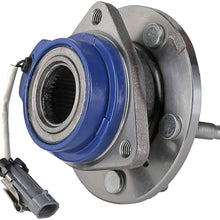 Front Wheel Hub Bearing Assembly Set of 2 - Compatible with Chevy, Buick, Cadillac, Oldsmobile & Pontiac - Impala, Monte Carlo, Century, Aztek, Grand Prix, Replaces 513121, 12429203, 88964168 - ABS