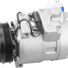 Riseking 1pc A/C Compressor & Clutch Compatible with 02-06 325Ci 02-05 325i 02-05 325xi 02-06 330Ci 02-05 330i 02-05 330xi 02-03 525i 02-03 530i 04-06 X3 l6 R83-07-16040