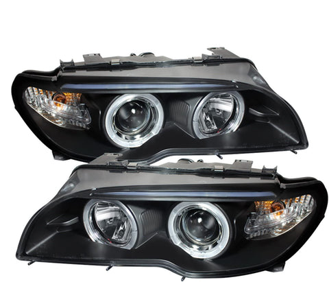 Spyder Auto 5077141 LED Halo Projector Headlights Black/Clear