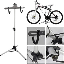 Bluetooth earphone Bike Repair Stand 70-132cm Telescopic Bicycle Maintenance Rack Multi Bicycle Storage Display Stand Parking Rack for Bikes Bike Stand, Adjustable Floor Bicycle Holder