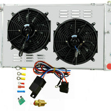 ALLOYWORKS 3 Row All Aluminum Radiator+Shroud Fan+Relay For 1971-1990 Chevy C/K/G/P 10 20 30 Pickup Caprice/For 1972-1980 GMC C/G/K 15 25 35 1500 2500 3500 / For 1965-1990 Buick LeSabre Electra Cent