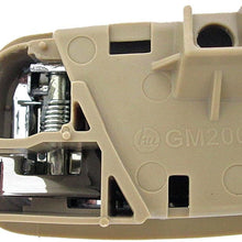 Dorman 81855 Front Passenger Side Interior Door Handle for Select Chevrolet/Pontiac Models, Beige and Chrome