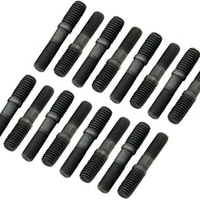 Mr. Gasket Screw-in R/Arm Studs 3/8" 16Pc, Black
