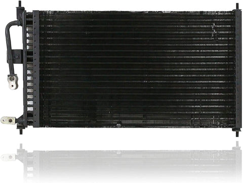 A-C Condenser - PACIFIC BEST INC. For/Fit 4750 92-96 Honda Prelude Without Receiver & Dryer