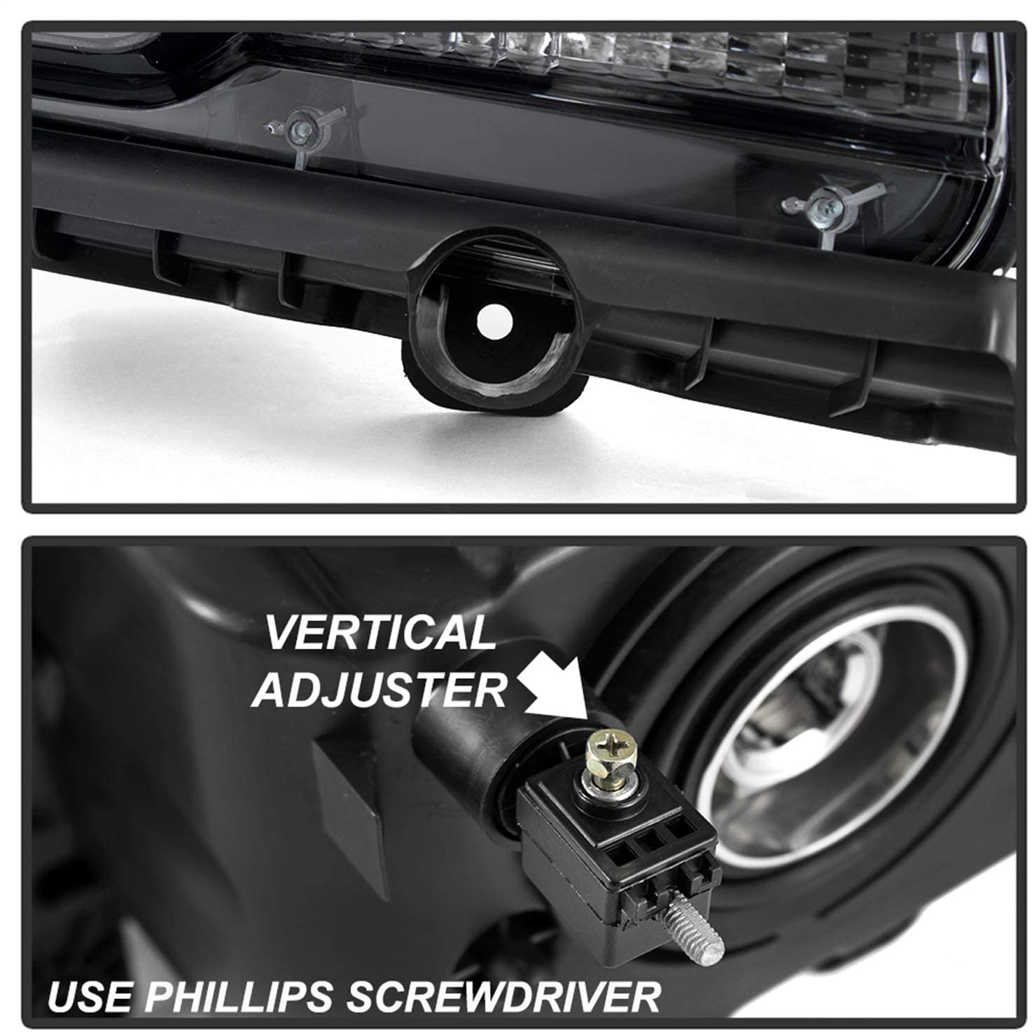 Spyder Auto 9042461 OEM Style Headlights Halogen Models Only Does Not Fit Xenon HID Models Black OEM Style Headlights