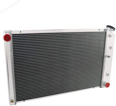 CoolingSky 52MM 3 Row All Aluminum Radiator for 1973-80 Chevy&GMC C/K Series 10 20 30 Pickup /78-87 Monte Carlo /80-86 Caprice /75-79 Nova /70-81 Camaro, More GM Models