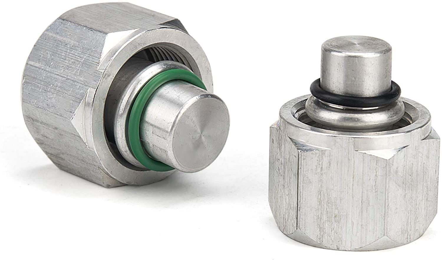 3mirrors Rear A/C Block Off Kit Cooling Tube Line Terminator Compatible with 2004-2011 Dodge Grand Caravan, Chrysler Town & Country, HNBR O Rings for R-134a, R-1234yf