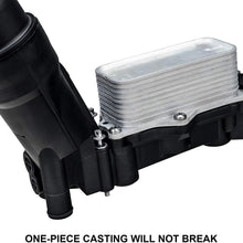 Engine Oil Cooler Filter Housing Adapter Compatible with 2014-2017 Jeep Wrangler Grand Cherokee Dodge Avenger Challenger Charger Durango Caravan Journey Chrysler 200 300 Town & Country Ram 3.6L