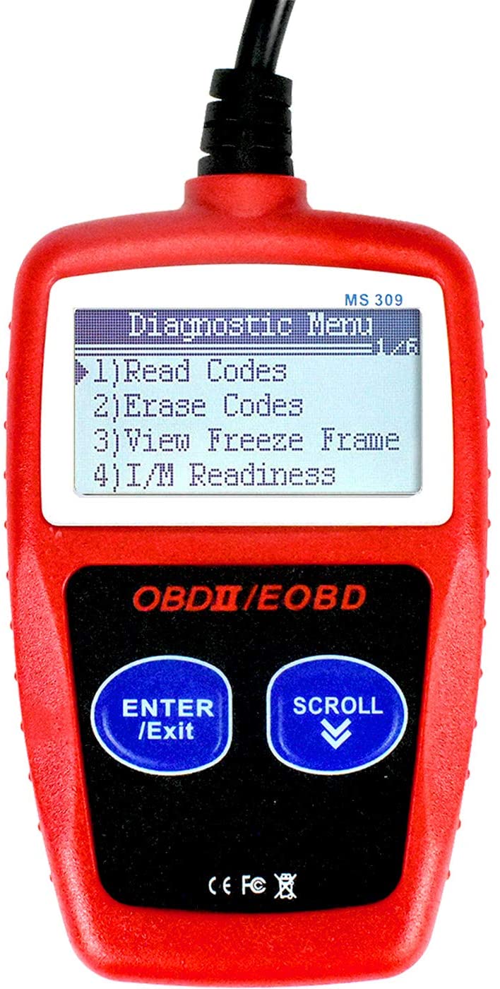 CARXtruck MS309 Universal OBD2 Scanner for All Cars Code Reader OBDII Smog Check Engine Light Diagnostic Scan Tool