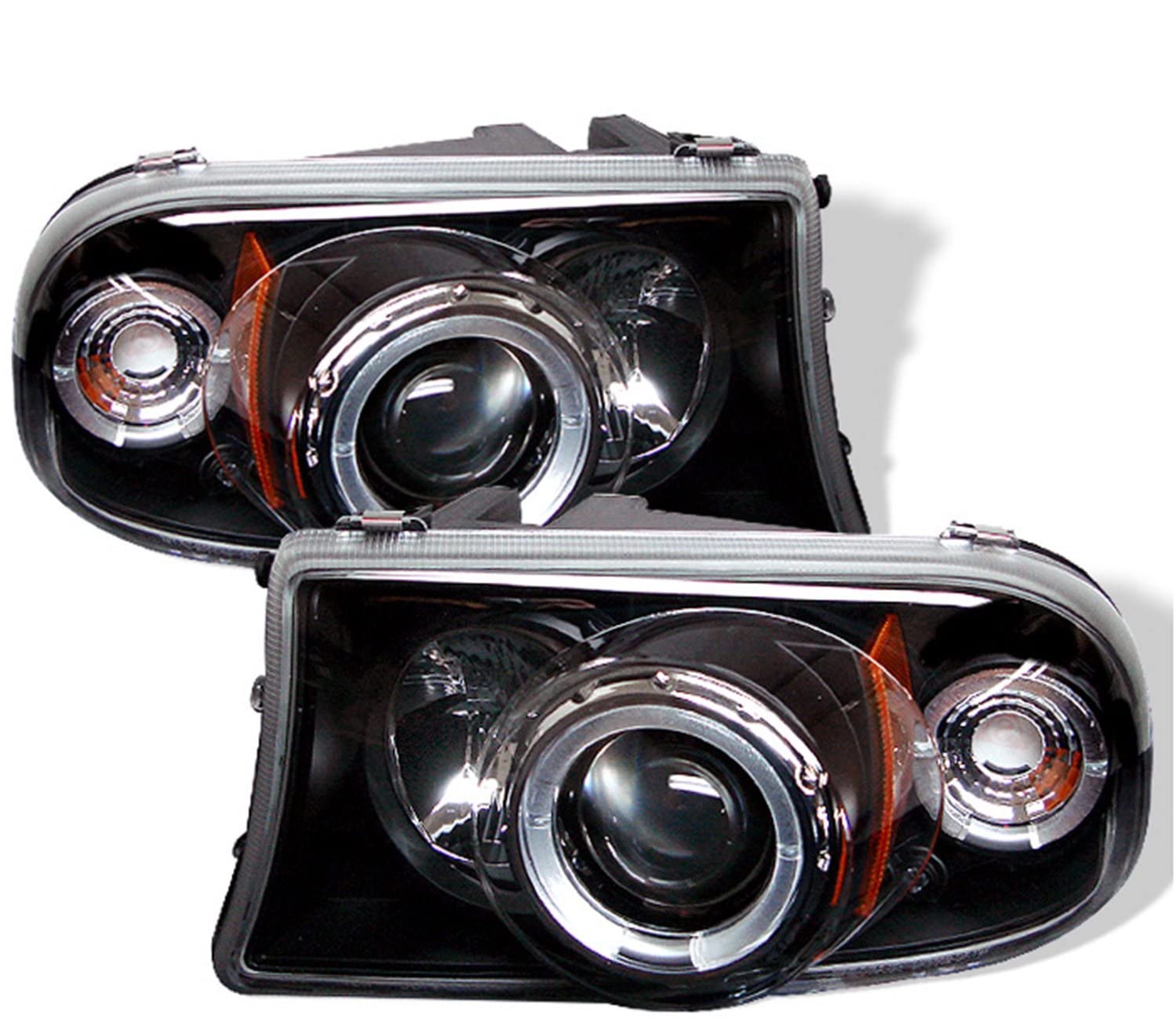 Spyder Auto 5009784 LED Halo Projector Headlights Black/Clear