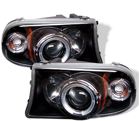 Spyder Auto 5009784 LED Halo Projector Headlights Black/Clear